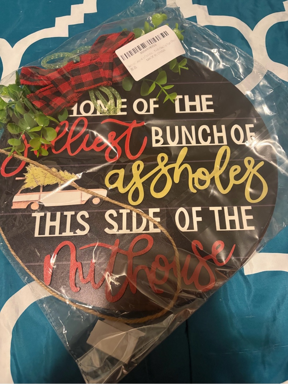 National Lampoons Christmas Vacation Holiday Decor Wall Sign